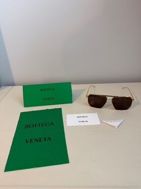 BOTTEGA VENETA Sunglasses Gold/Brown BV1012S 003